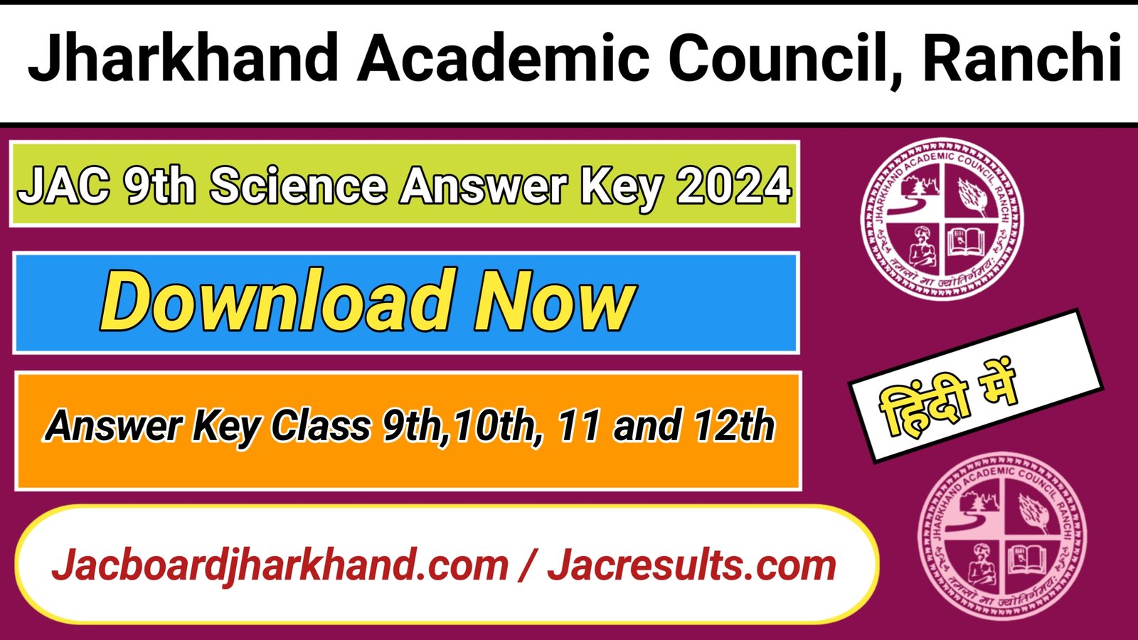 JAC 9th Science Answer key 2024